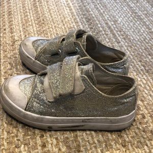 Glitter tennis shoes